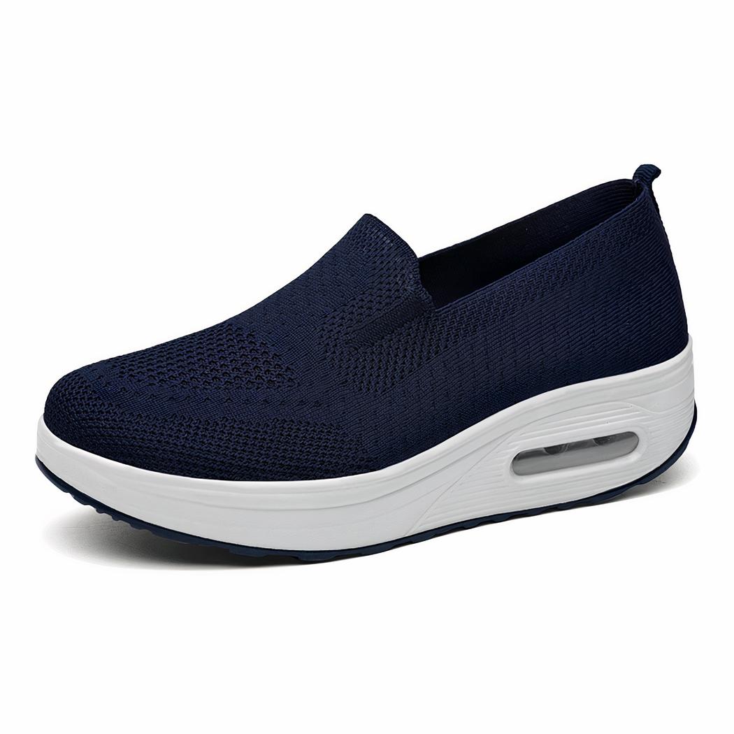 Mocassins souples respirants en tissu pour femme