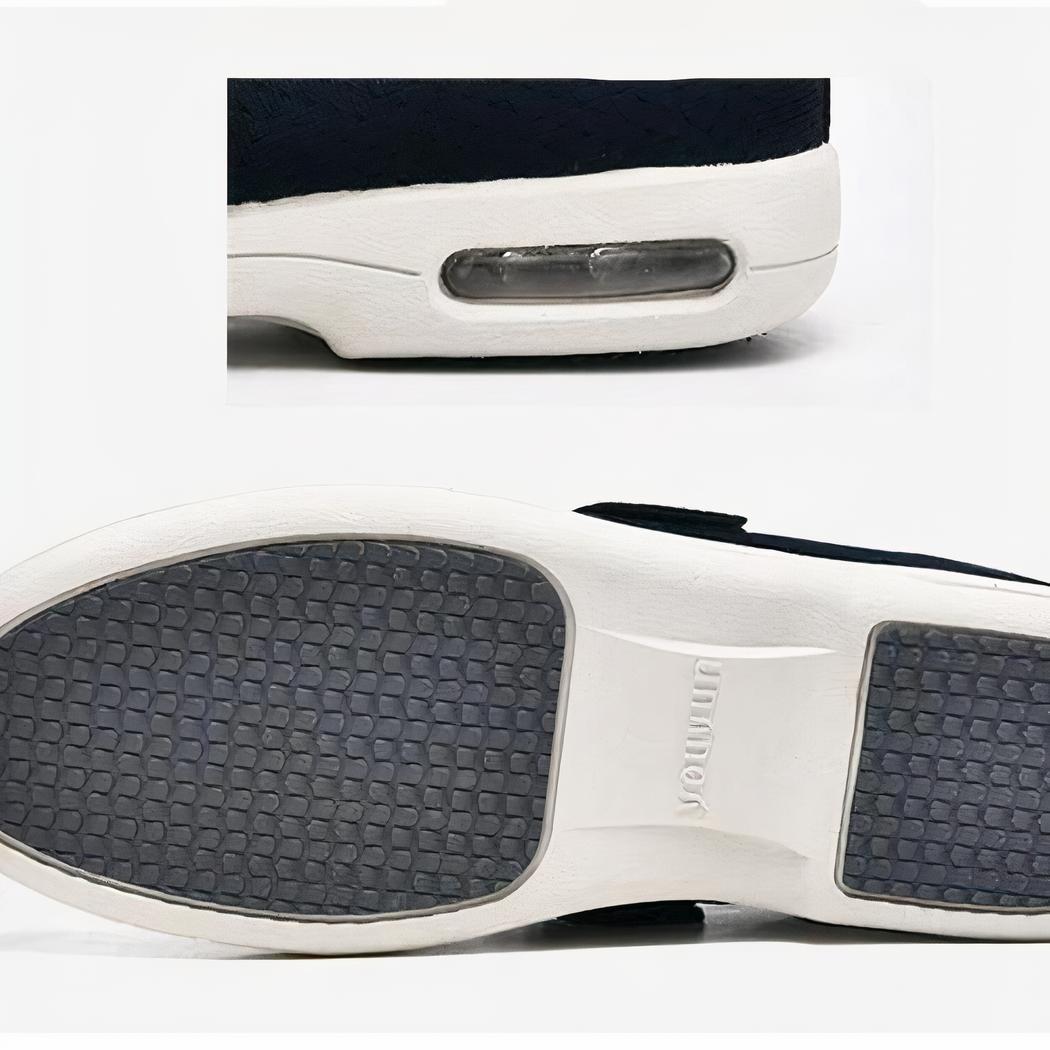 Mocassins orthopédiques souples à large ouverture pour homme