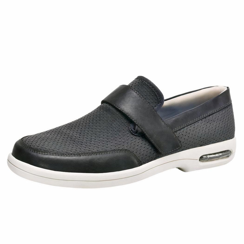 Mocassins orthopédiques souples à large ouverture pour homme