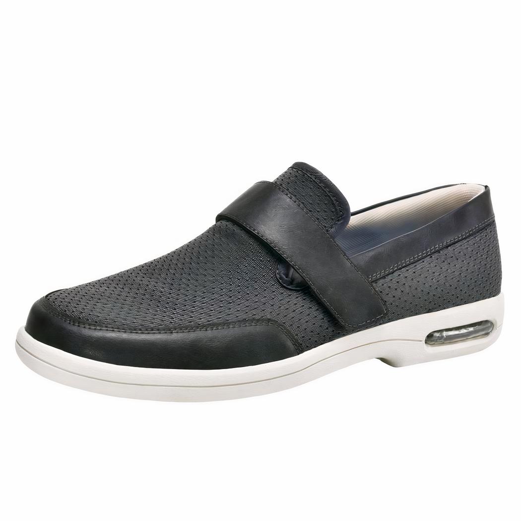 Mocassins orthopédiques souples à large ouverture pour homme