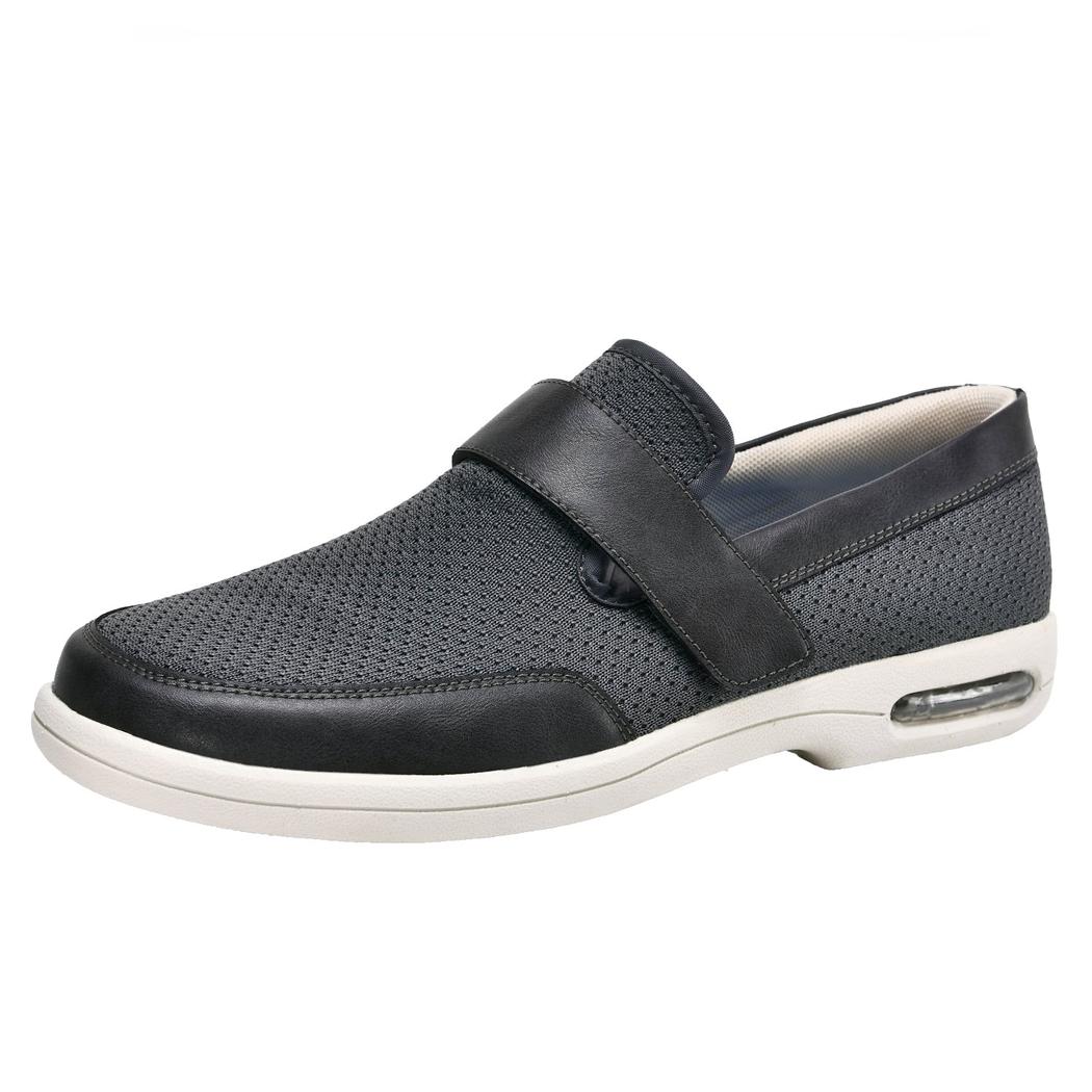 Mocassins orthopédiques souples à large ouverture pour homme