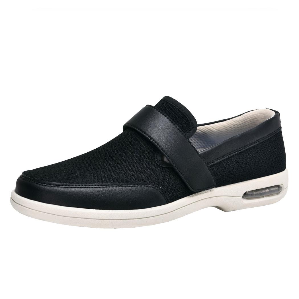 Mocassins orthopédiques souples à large ouverture pour homme