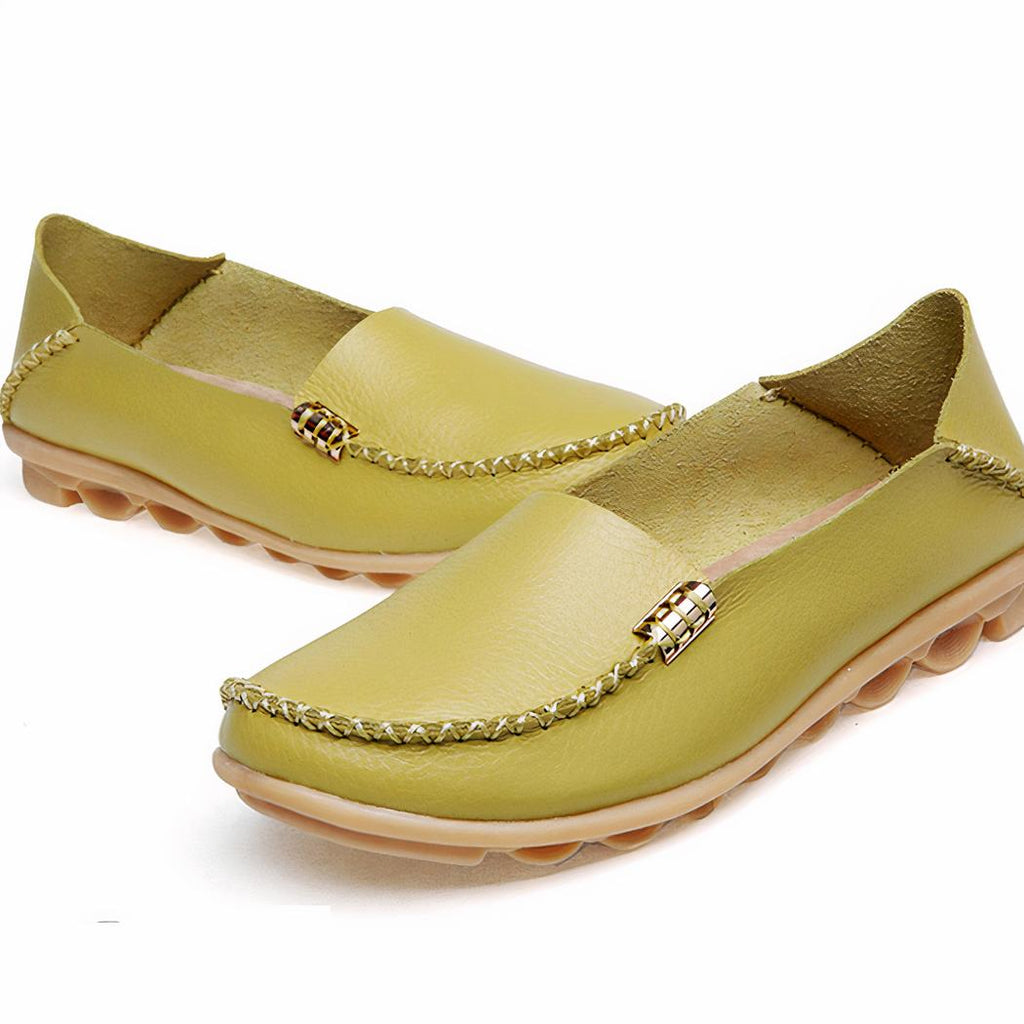 Mocassins plats avec des couleurs variées pour femme