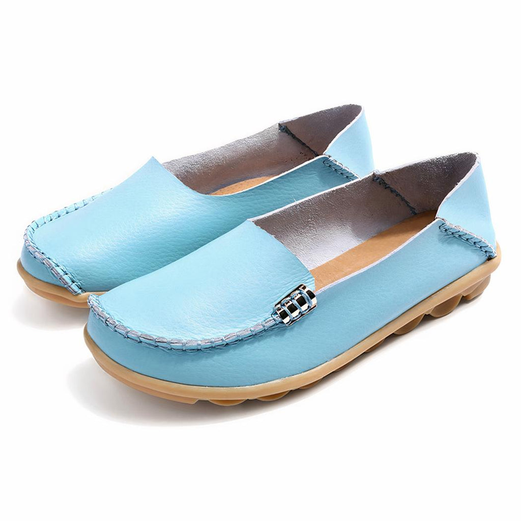 Mocassins plats avec des couleurs variées pour femme
