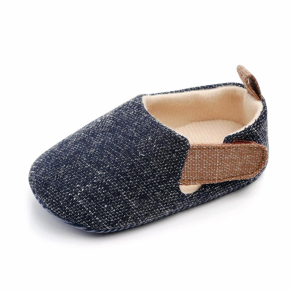 Mocassins premiers pas en coton pour bébé