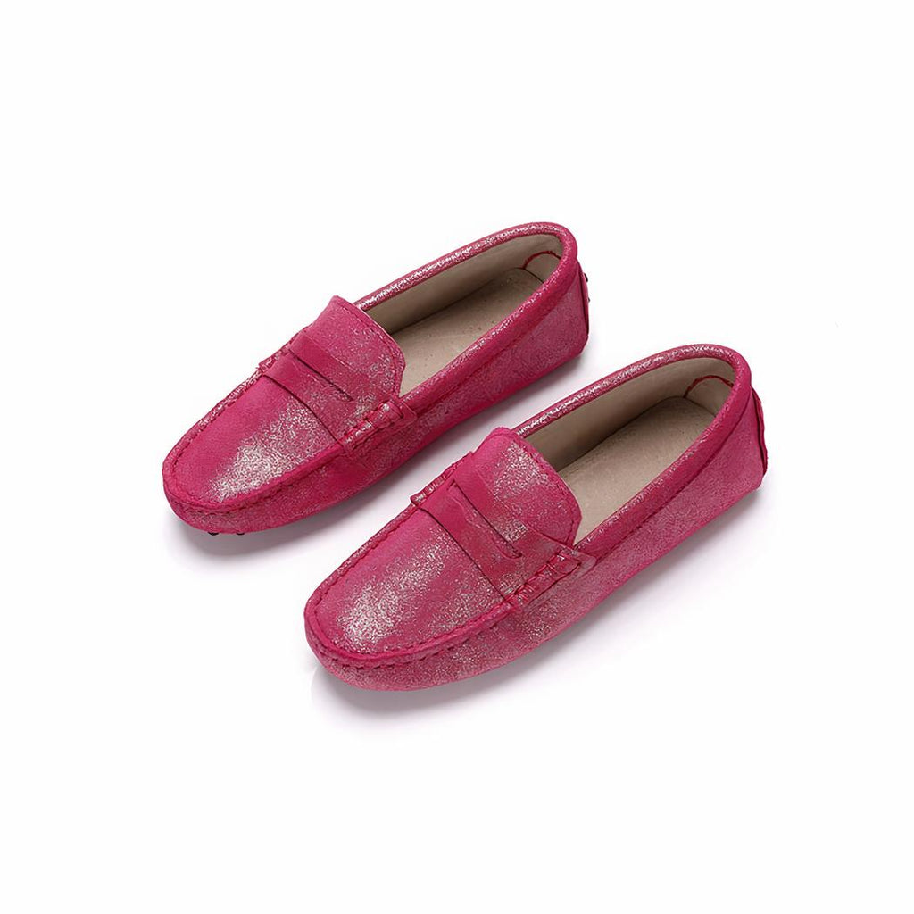Mocassins printemps été pailletés pour femme