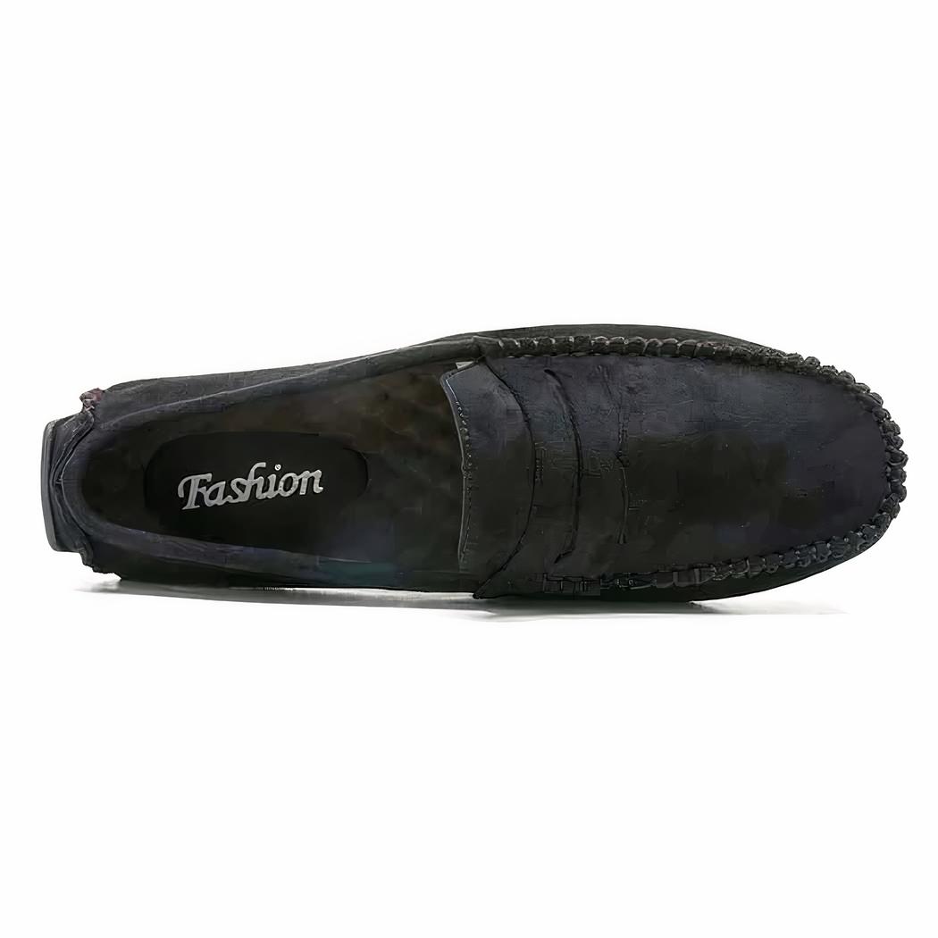 Mocassins respirants effet daim pour hommes