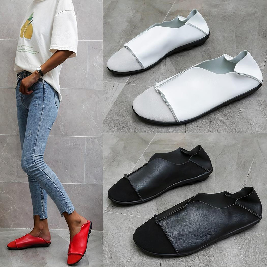 Mocassins souples à bout rond pour femmes