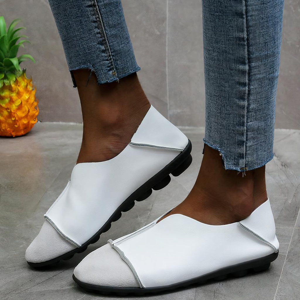 Mocassins souples à bout rond pour femmes