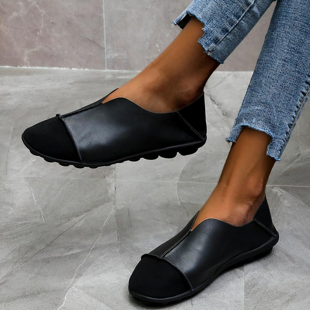 Mocassins souples à bout rond pour femmes