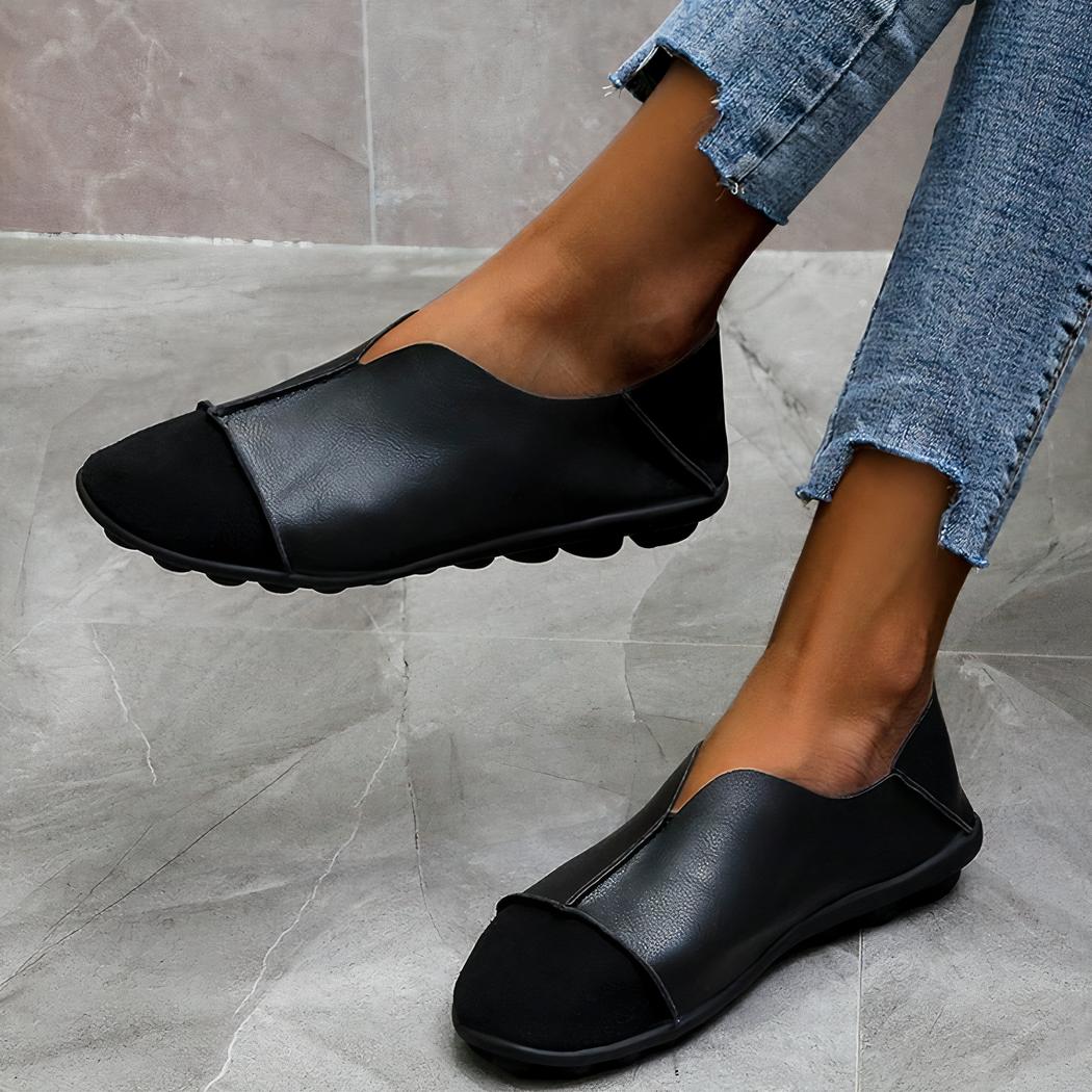 Mocassins souples à bout rond pour femmes