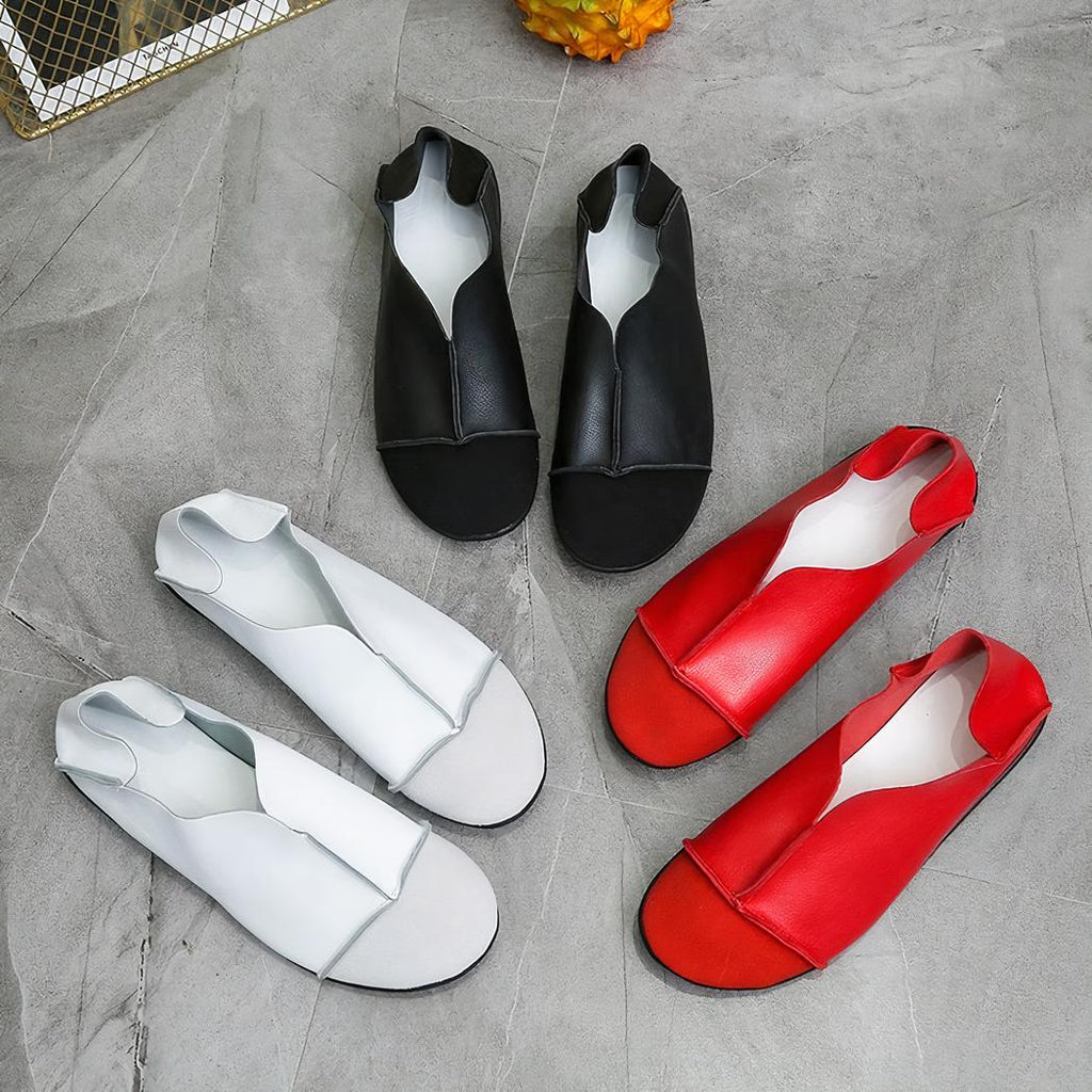 Mocassins souples à bout rond pour femmes