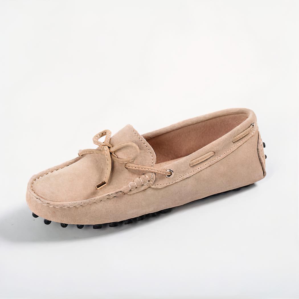 Mocassins souples en daim pour femmes