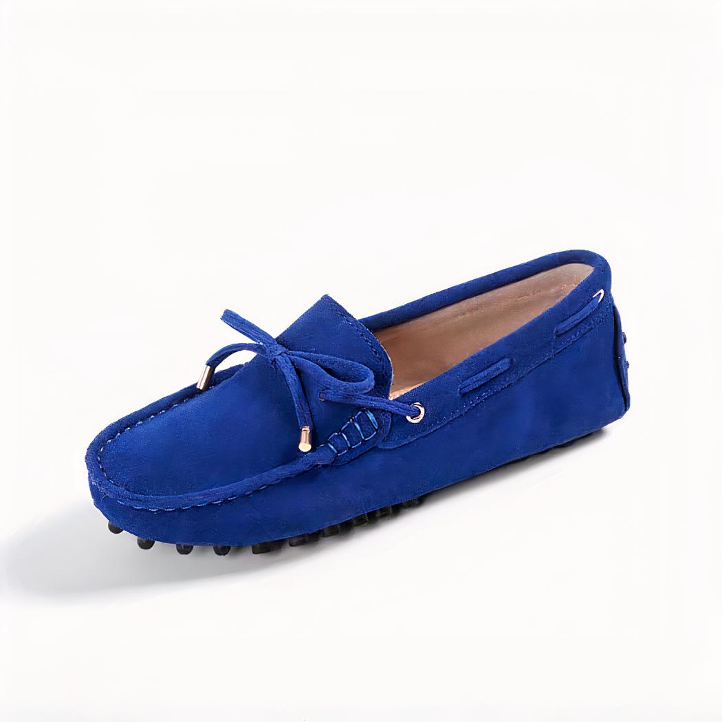 Mocassins souples en daim pour femmes