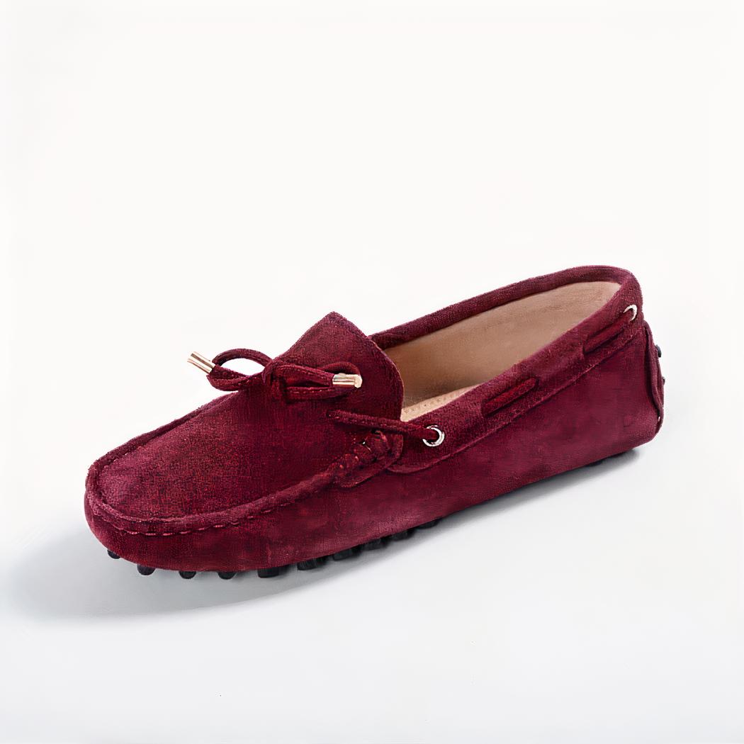 Mocassins souples en daim pour femmes