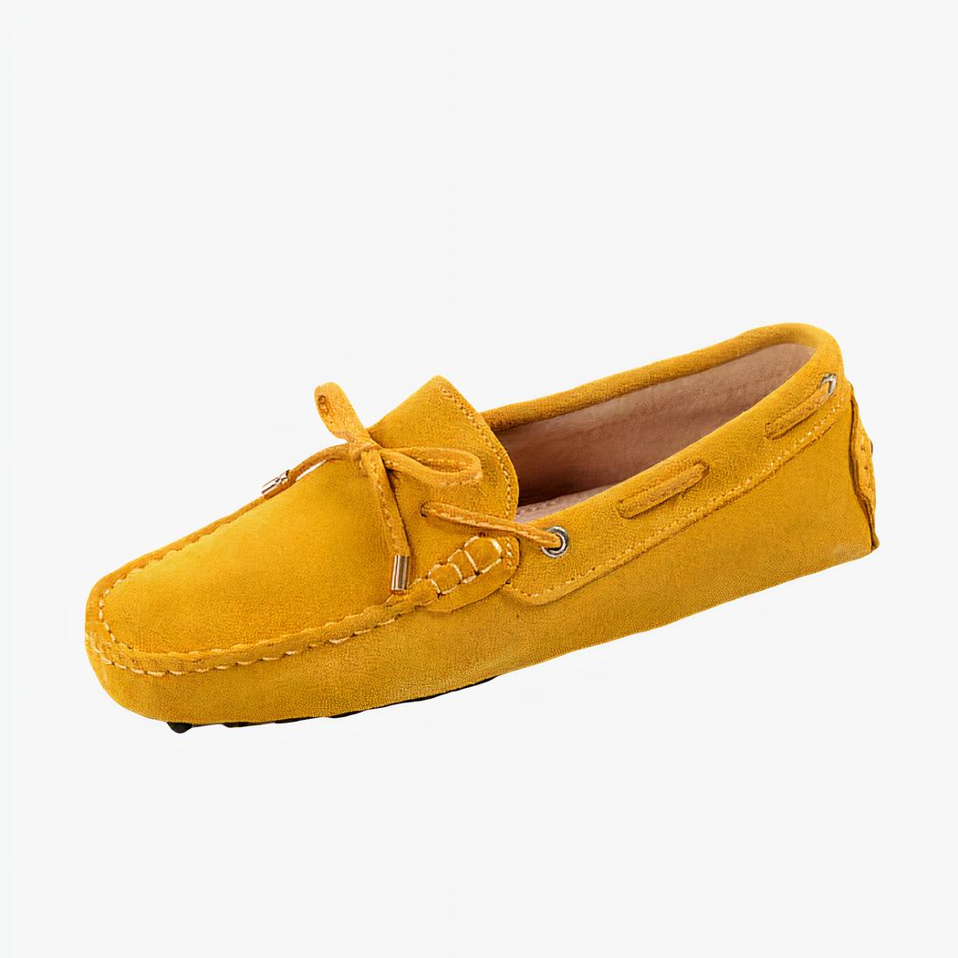 Mocassins souples en daim pour femmes