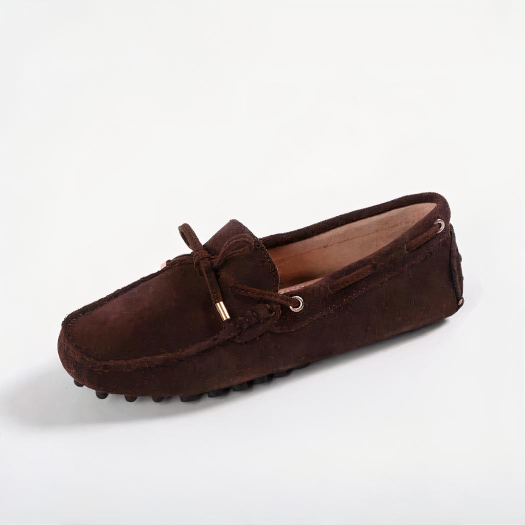 Mocassins souples en daim pour femmes
