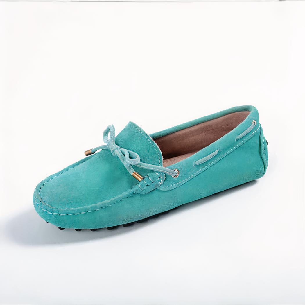 Mocassins souples en daim pour femmes