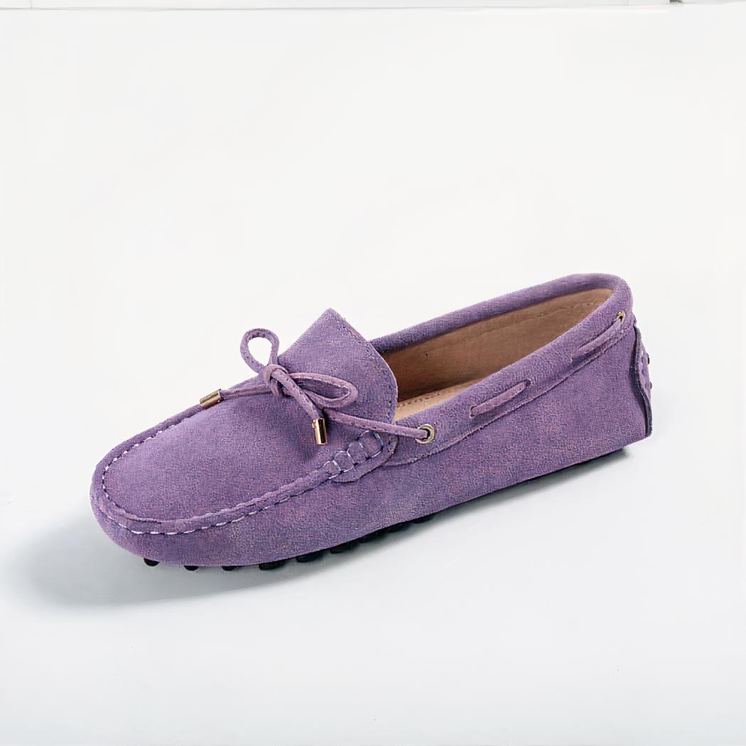 Mocassins souples en daim pour femmes
