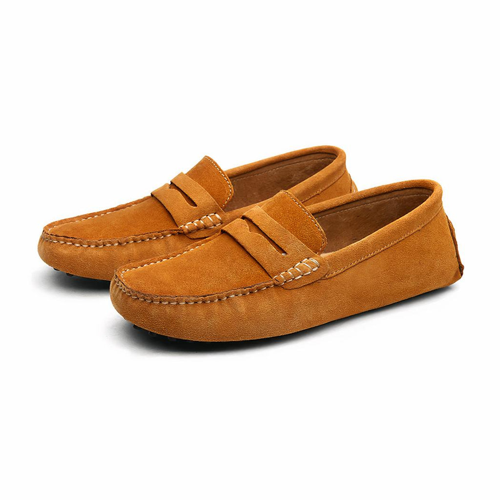 Mocassins souples en daim pour hommes