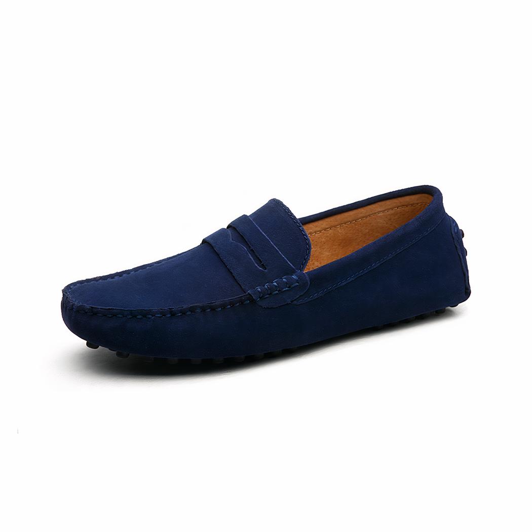 Mocassins souples en daim pour hommes