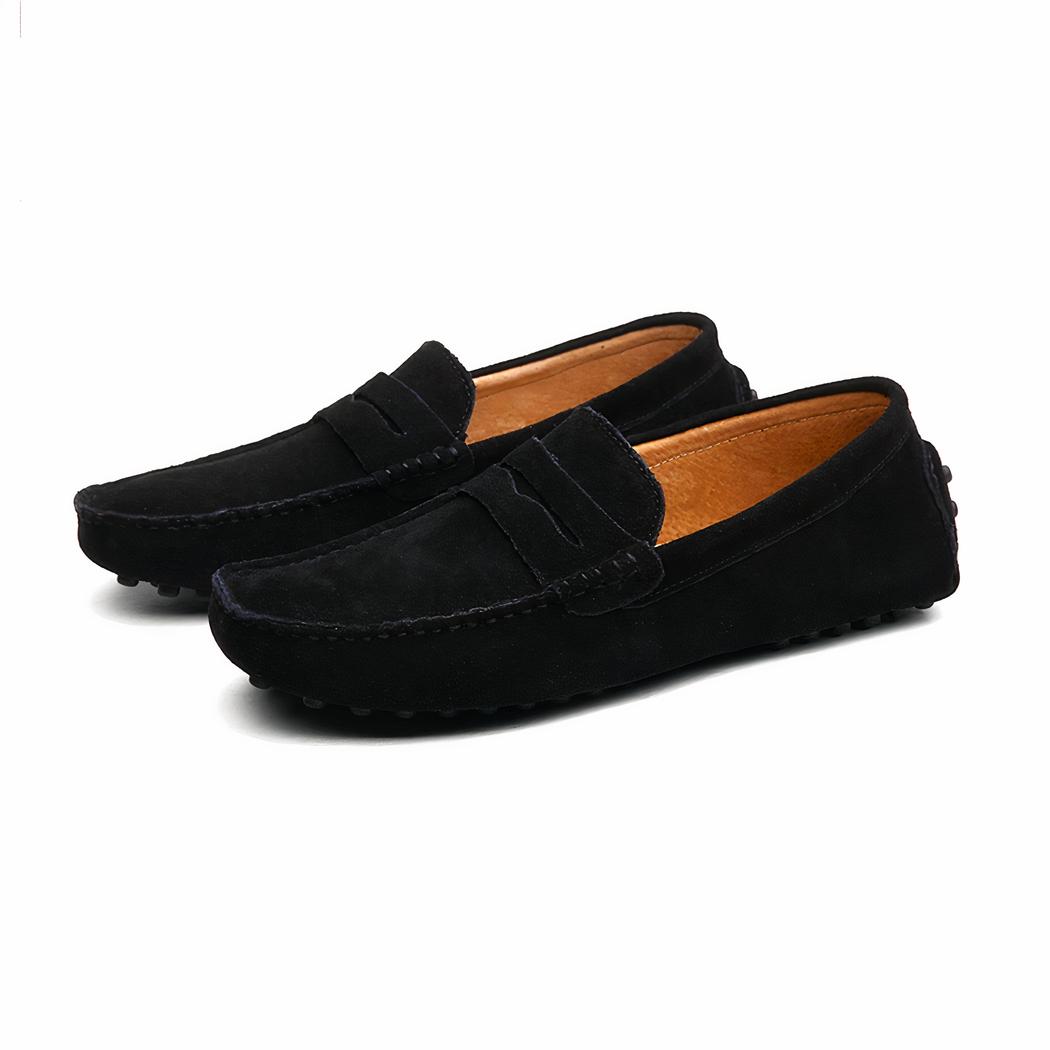 Mocassins souples en daim pour hommes