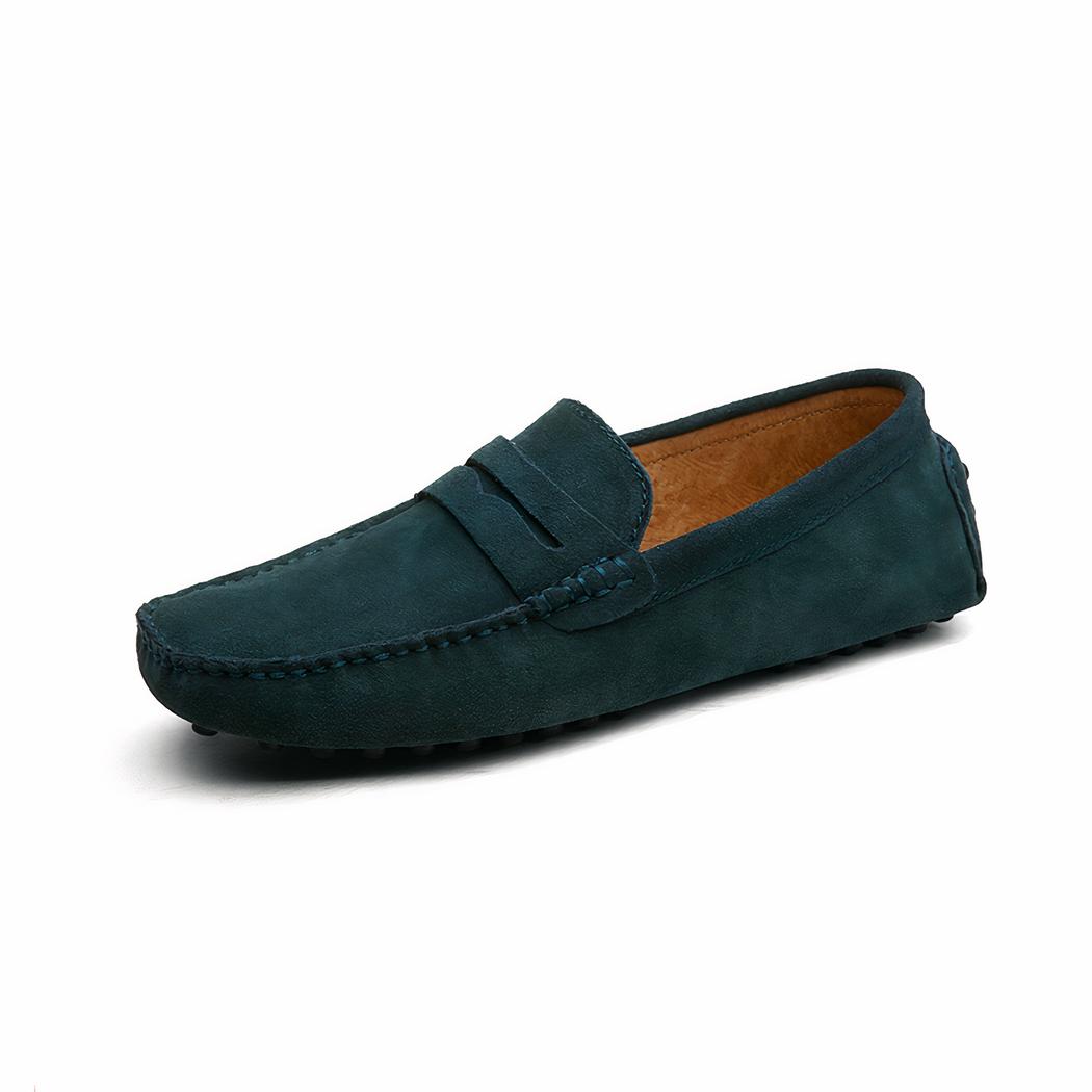 Mocassins souples en daim pour hommes
