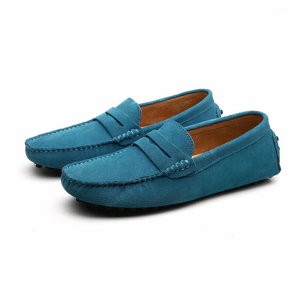 Mocassins souples en daim pour hommes