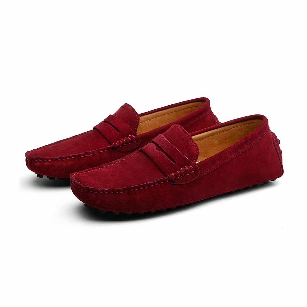Mocassins souples en daim pour hommes