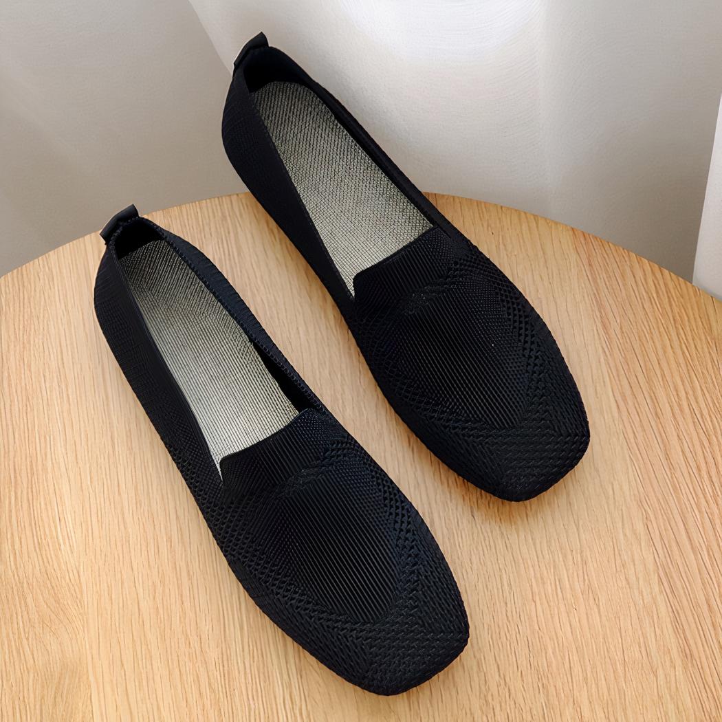 Mocassins souples en maille pour femmes