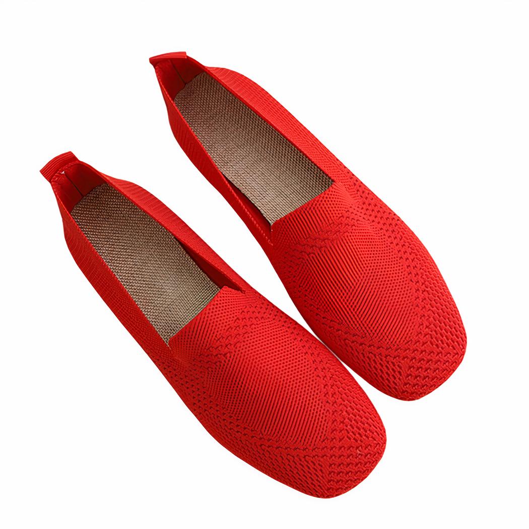 Mocassins souples en maille pour femmes