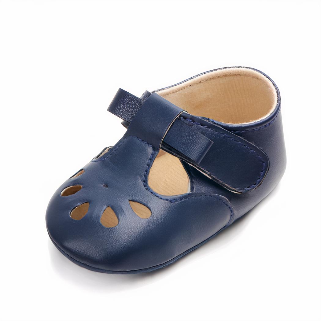 Mocassins souples semi-ouverts pour bébé fille