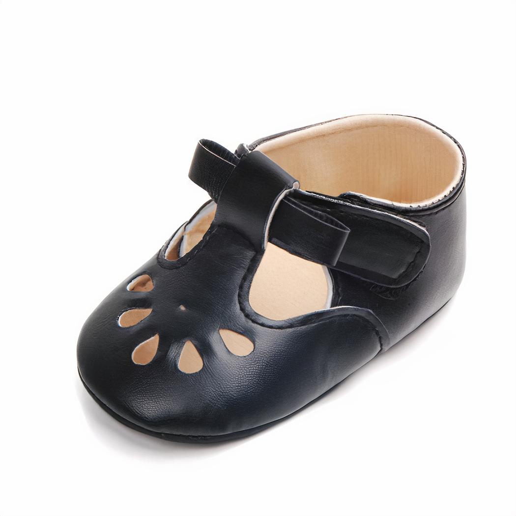 Mocassins souples semi-ouverts pour bébé fille