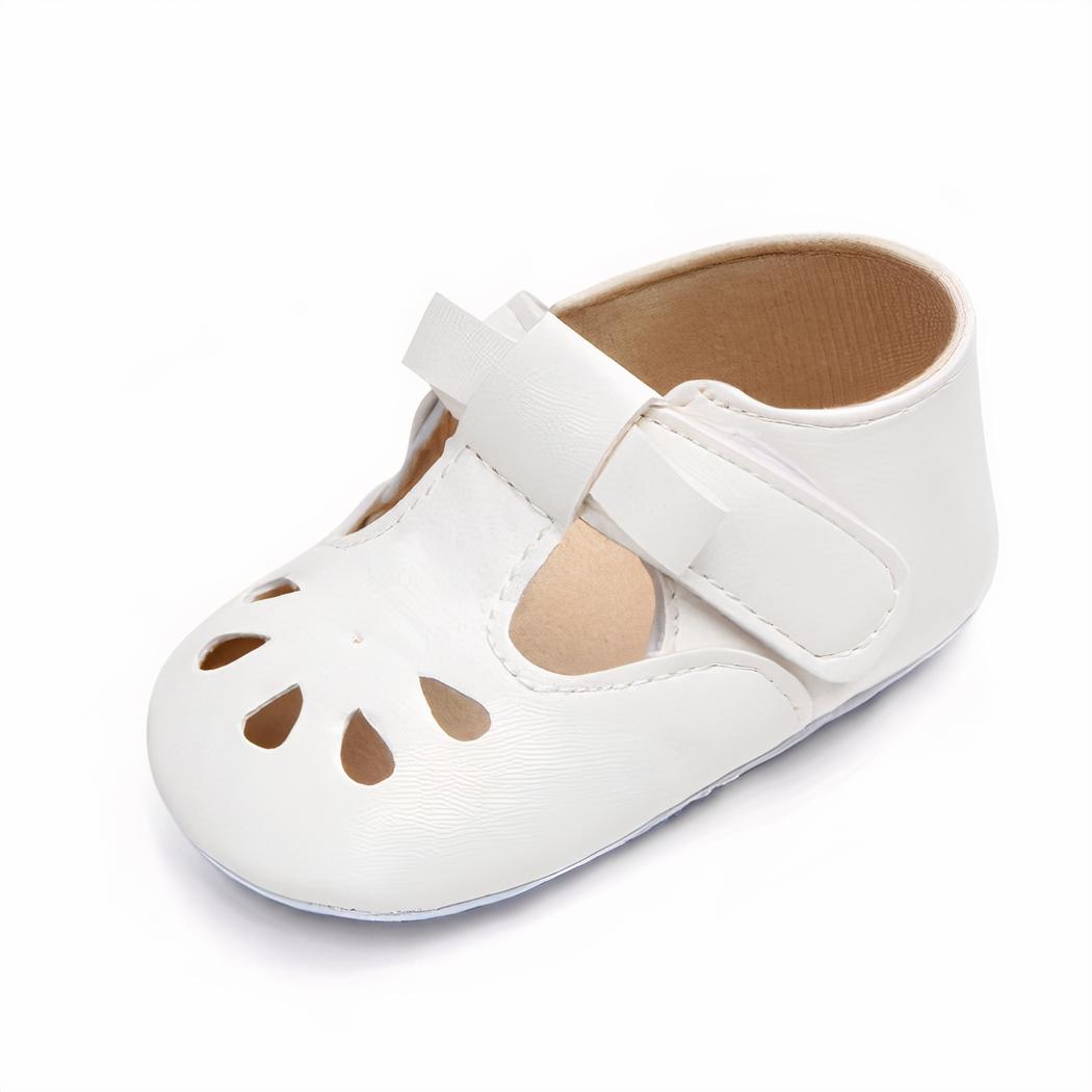 Mocassins souples semi-ouverts pour bébé fille