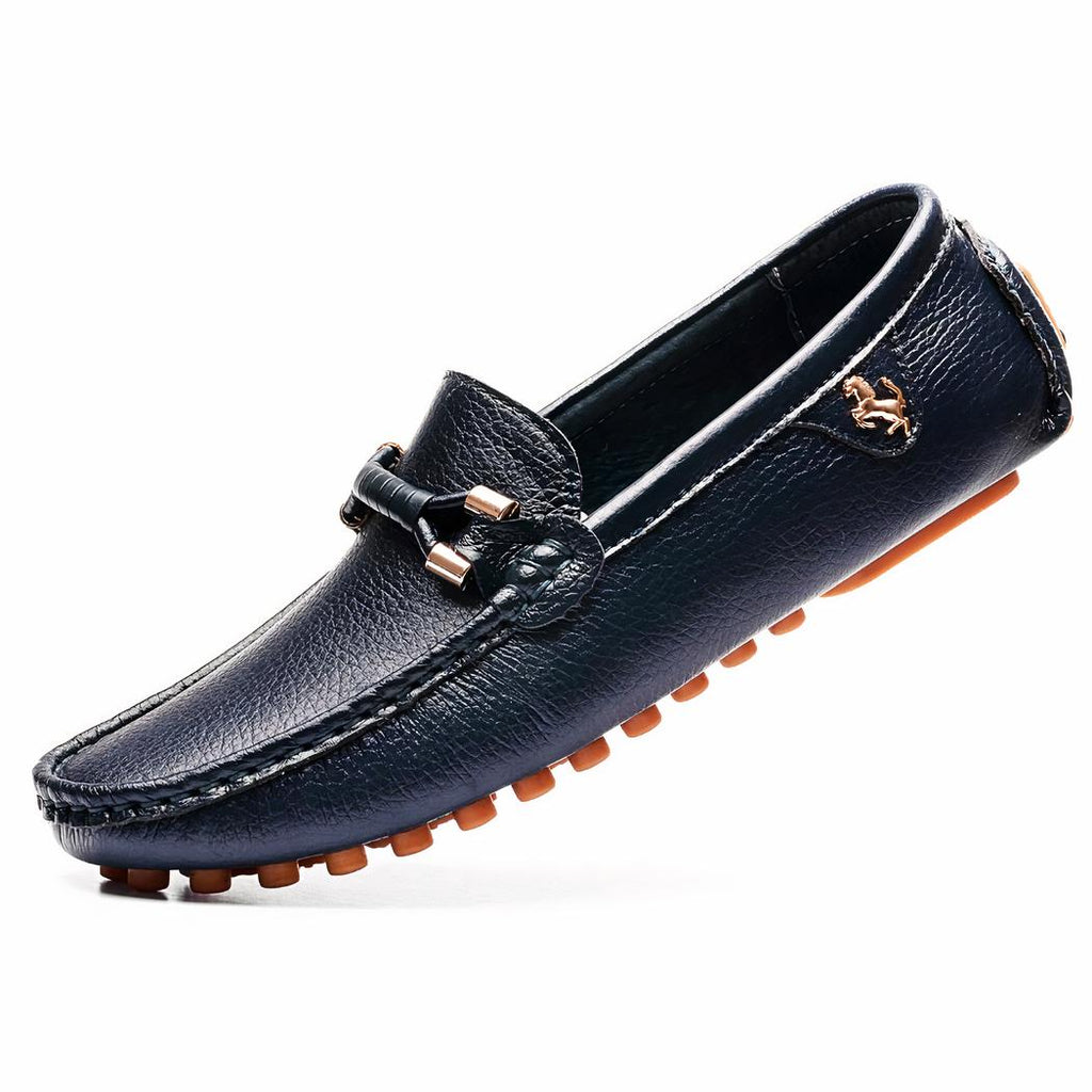 Mocassins souples tendances en cuir synthétique pour homme