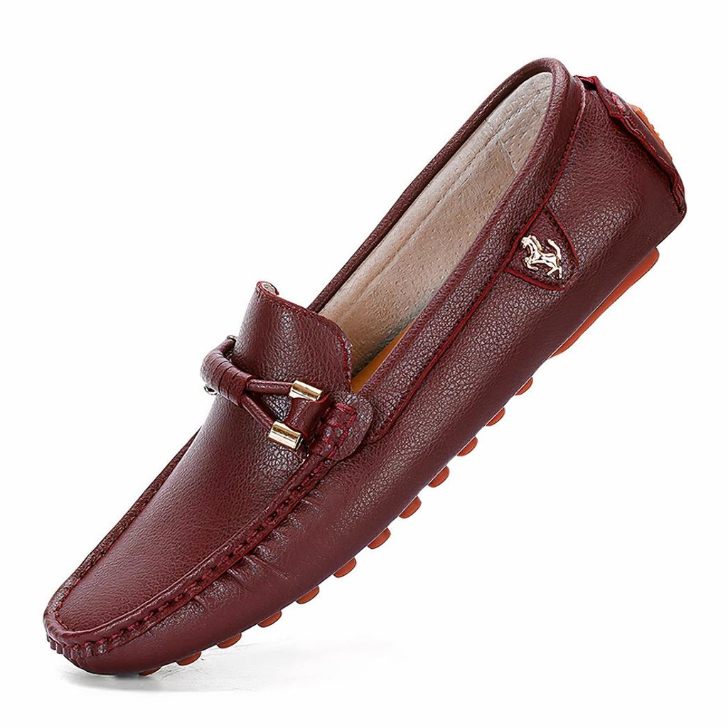 Mocassins souples tendances en cuir synthétique pour homme