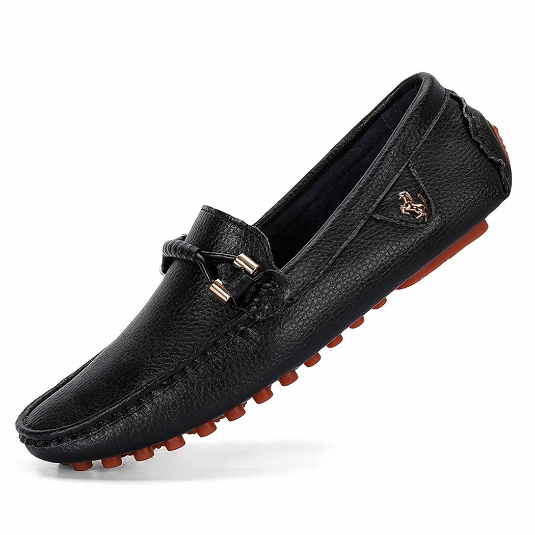 Mocassins souples tendances en cuir synthétique pour homme