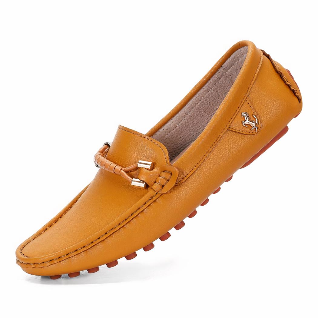 Mocassins souples tendances en cuir synthétique pour homme
