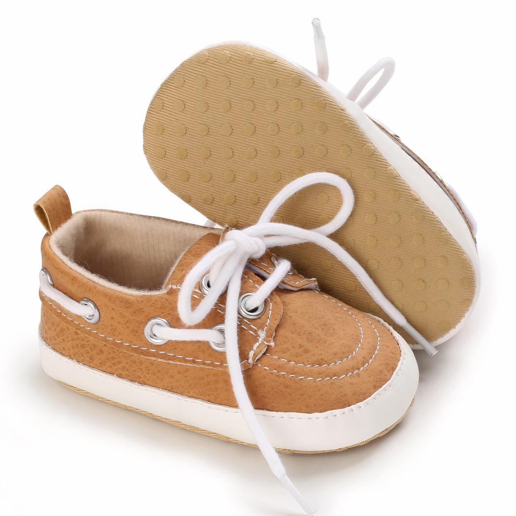 Mocassins style bateau à lacets pour bébé garçon