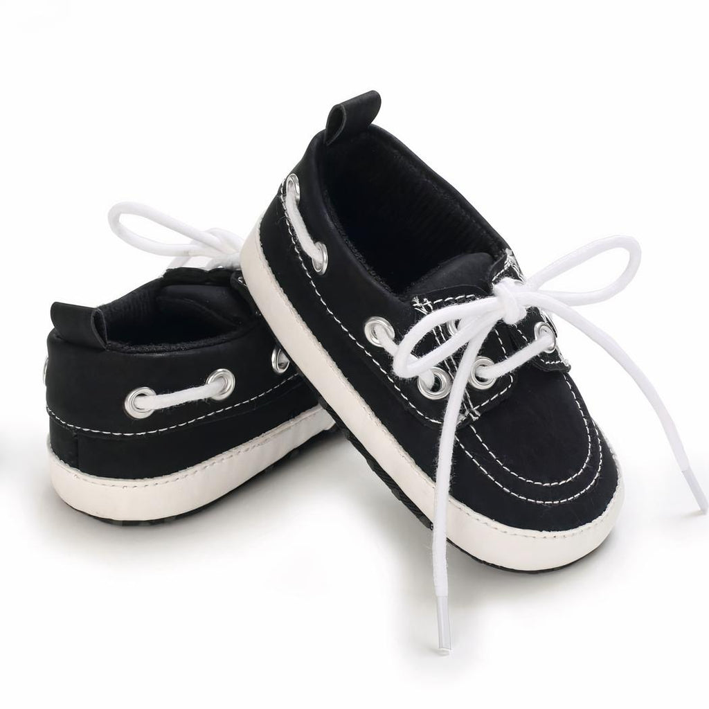 Mocassins style bateau à lacets pour bébé garçon
