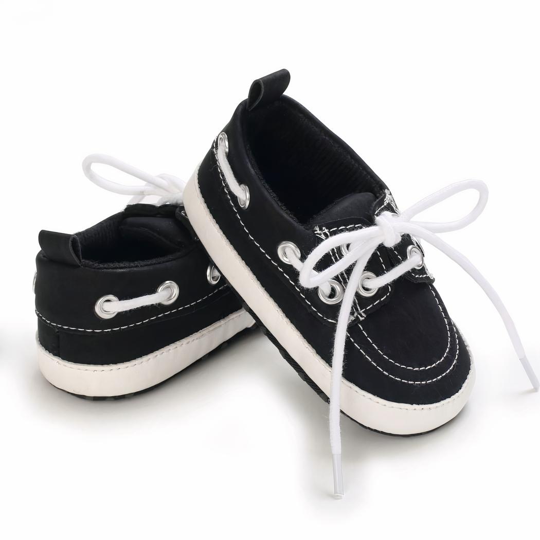 Mocassins style bateau à lacets pour bébé garçon