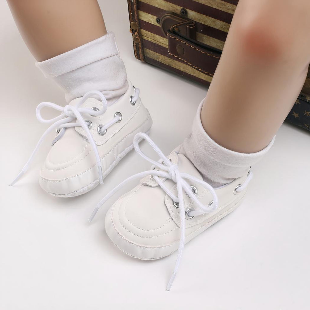 Mocassins style bateau à lacets pour bébé garçon