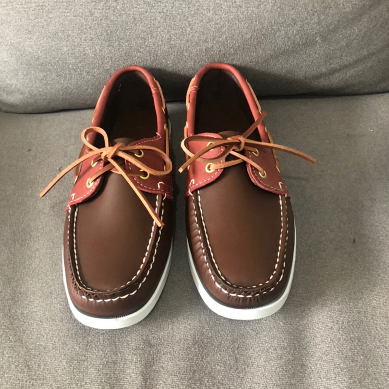 Mocassins style bateau à lacets tendance pour homme