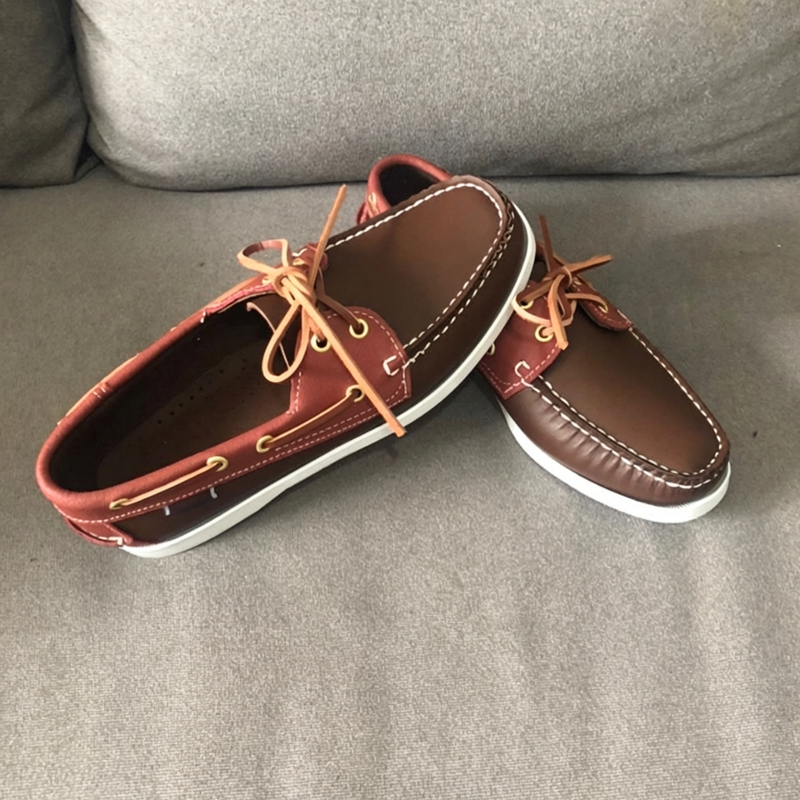 Mocassins style bateau à lacets tendance pour homme