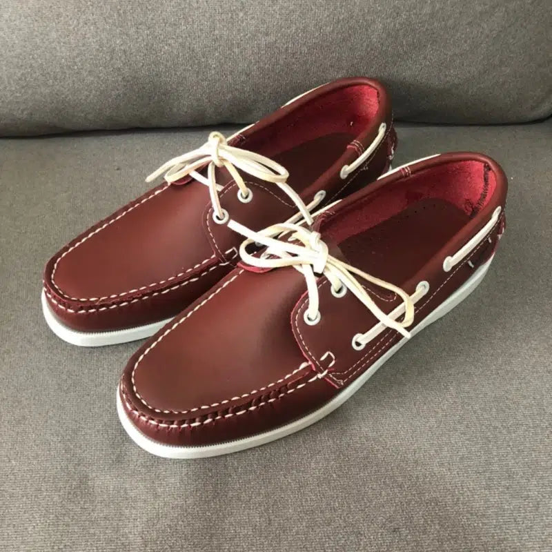 Mocassins style bateau à lacets tendance pour homme