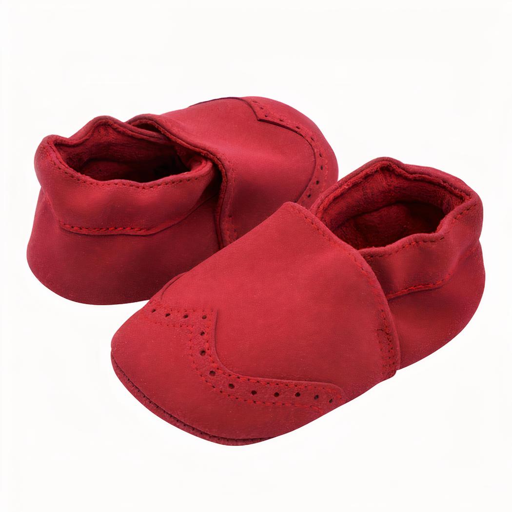 Petit mocassin en cuir pour bébé