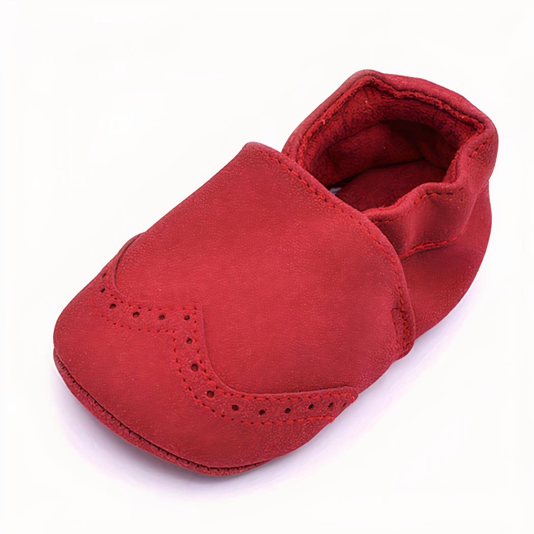 Petit mocassin en cuir pour bébé