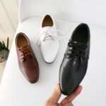 Mocassins de mariage pour garçons