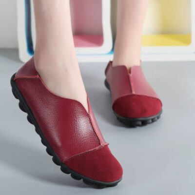 Mocassins souples à bout rond pour femmes