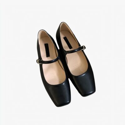 Mocassin style ballerine avec une bride sur le dessus décontracté